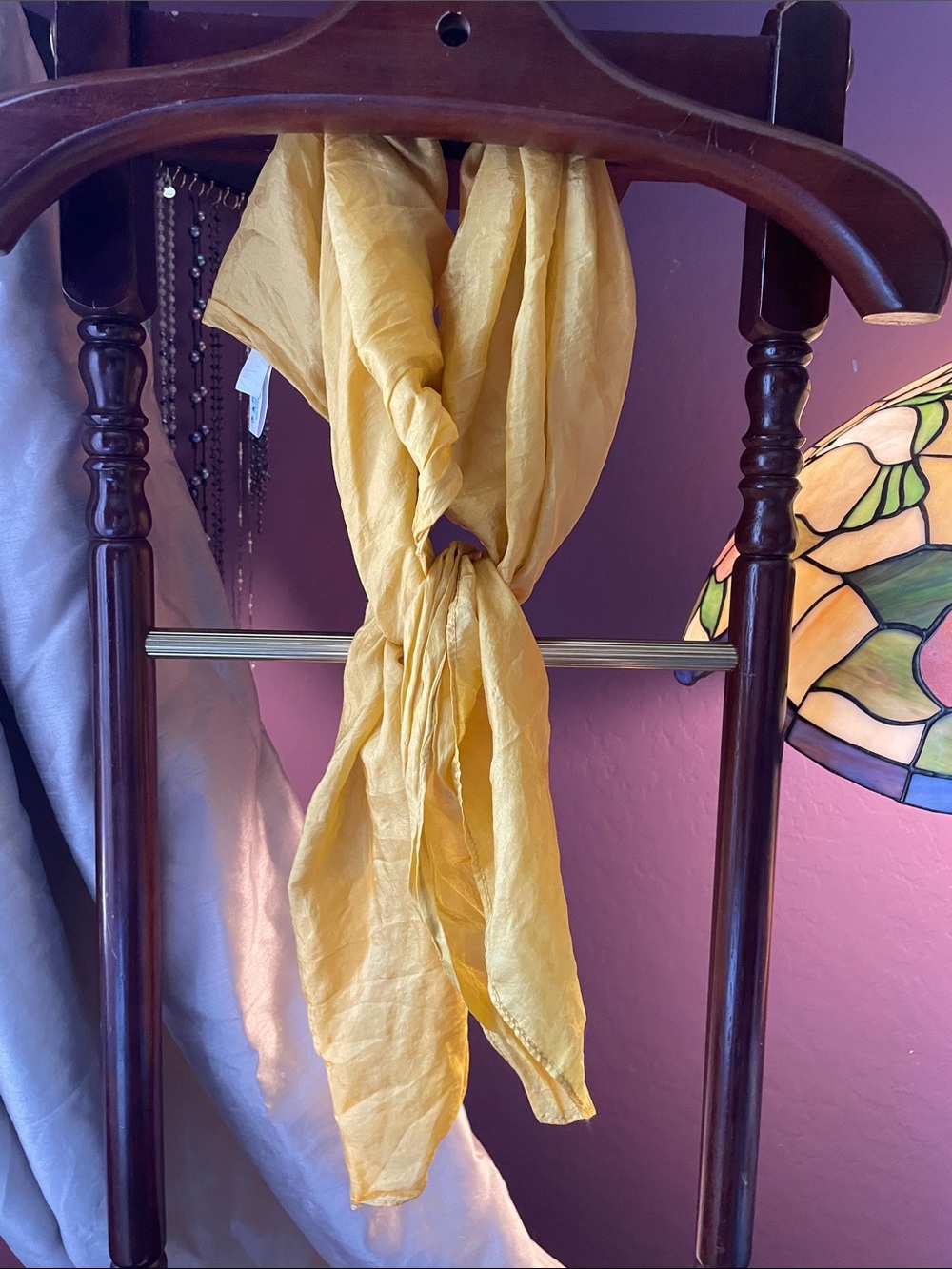 HAND-DYED SILK SCARF/PLAYSILK - Picture 6 of 6